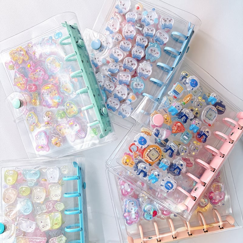 A7】6つ穴クリアバインダー シール帳 | SHIROIOUCHI