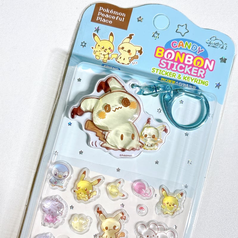 韓国シール】ポケモン ポケピース キャンディ ボンボン ステッカー