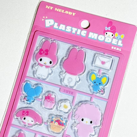 【プラスチックモデル風シール】サンリオキャラクターズ マイメロディ シール ステッカー
