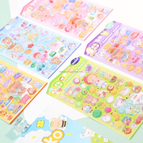【中国シール】3D STICKER《Nekoni》シール