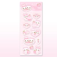 【ウォーターシール】 Milky'sデザイン 《うさねこ》 ステッカーシール
