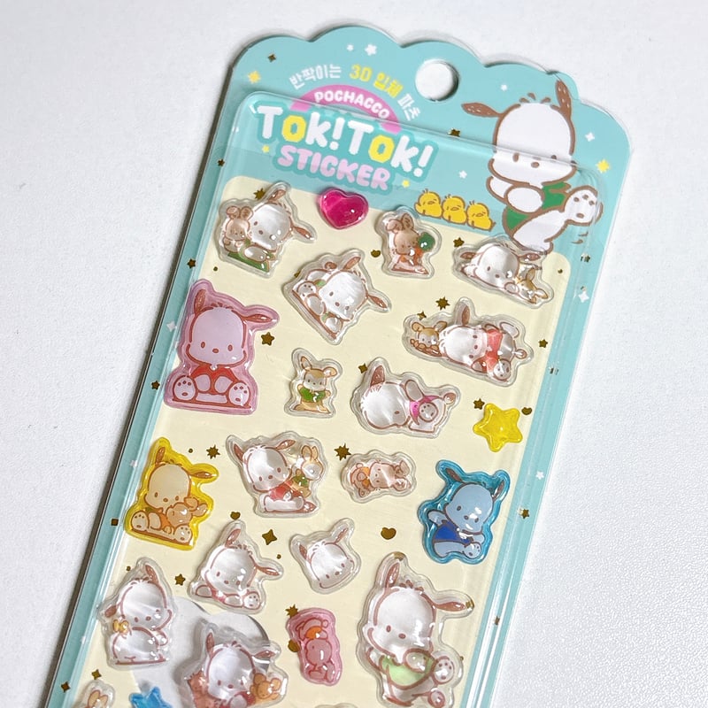韓国シール】全5枚セット☆TOK! TOK!サンリオシール ステッカー