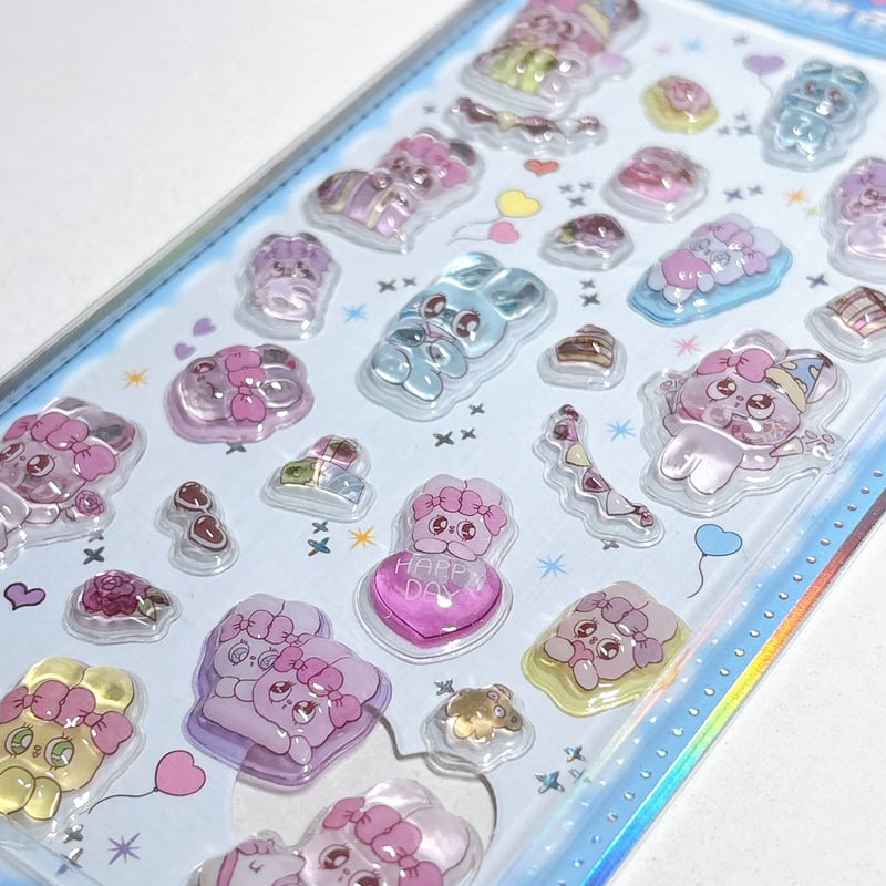韓国作家　milkyhearts シール　ステッカー　9点 韓国作家 milkyhearts シール ステッカー 9点 韓国作家 milkyhearts
