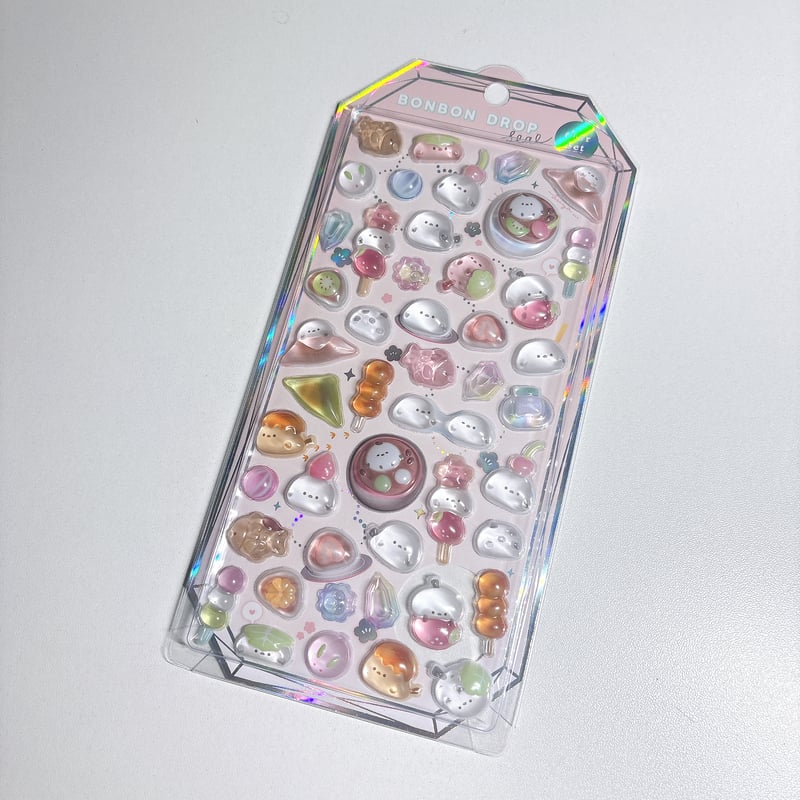 ボンボンドロップシール】シャーベット ／もちもちボンボン 91251