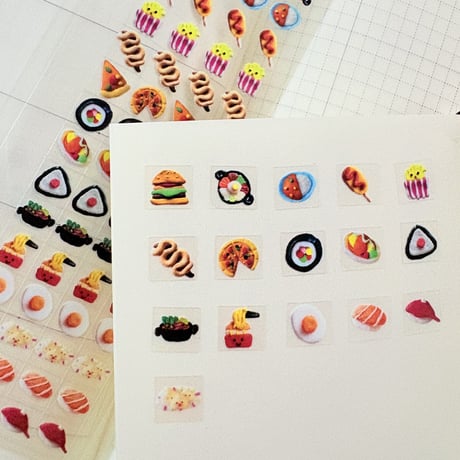 【予約11月下旬発送！】【SOSOM ROOM】FOOD NEMOシール