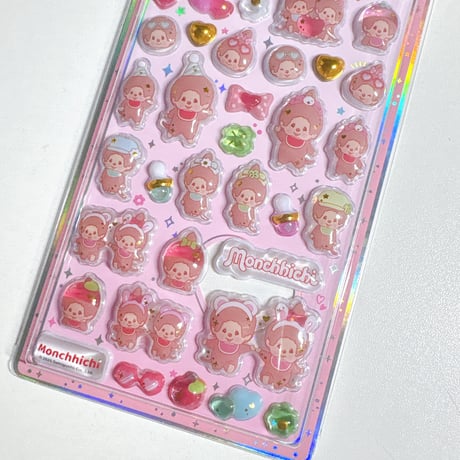 【うるちゅるポップシール】 モンチッチ オシャレ シール ステッカー