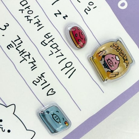 【韓国シール】3D CRYSTAL STICKER《HORORO クルクルホロロ》シール