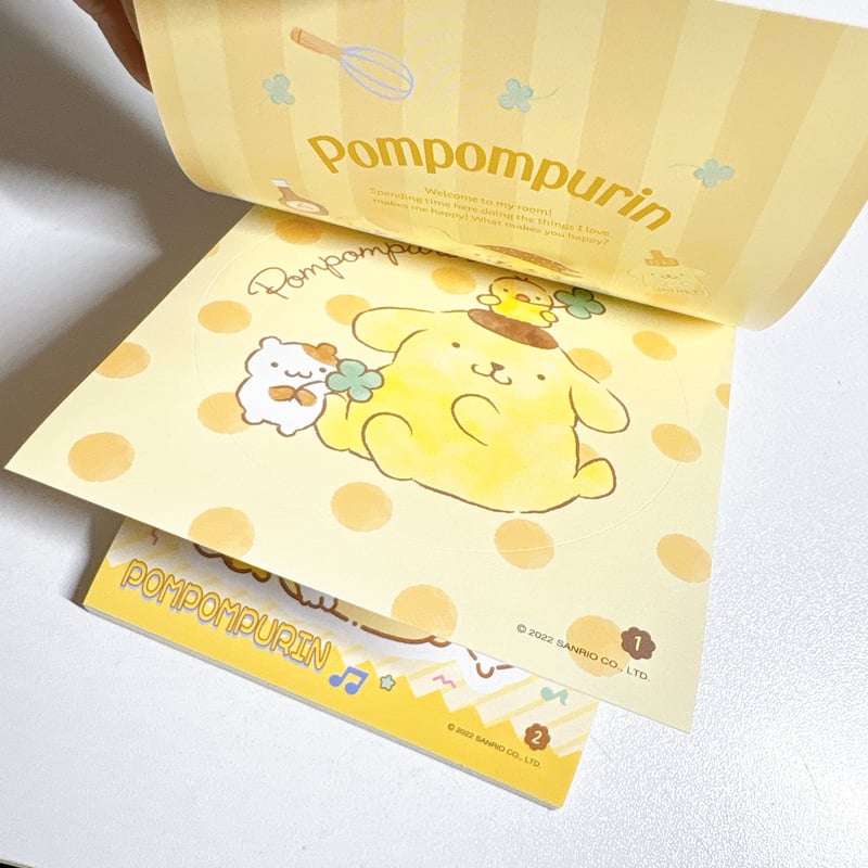 韓国シール】サンリオ ポムポムプリン ステッカーブック | SHIROIOUCHI