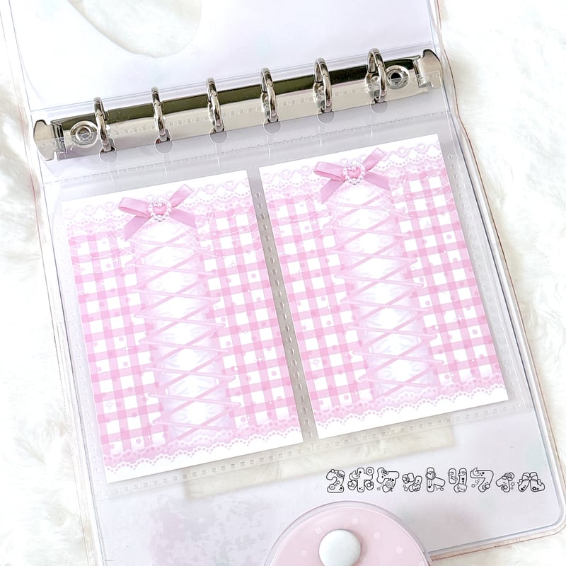 しろいおうち】【A7wide】 2ポケットリフィル(両面) 10枚入り