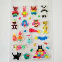 【SOSOM ROOM】block PVC sticker2 立体シール