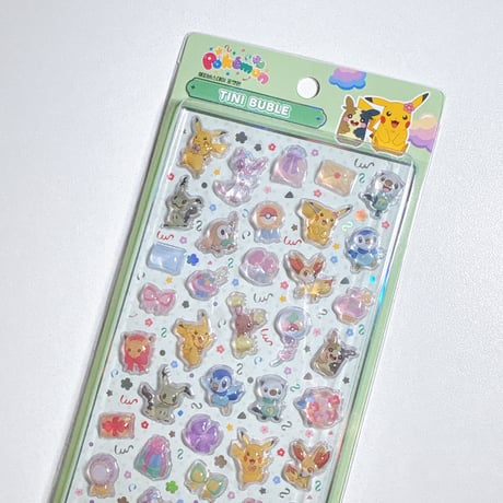 【韓国シール】TINI BUBLE STICKER《ポケットモンスター》シール
