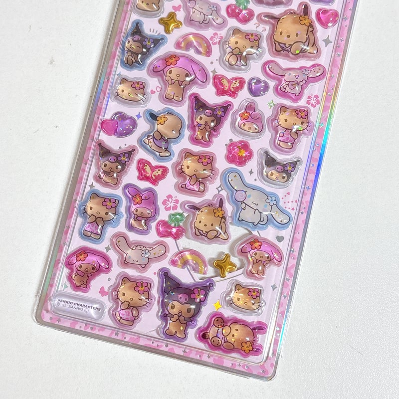 うるちゅるポップシール】 サンリオ 日焼け ハローキティ マイメロディ