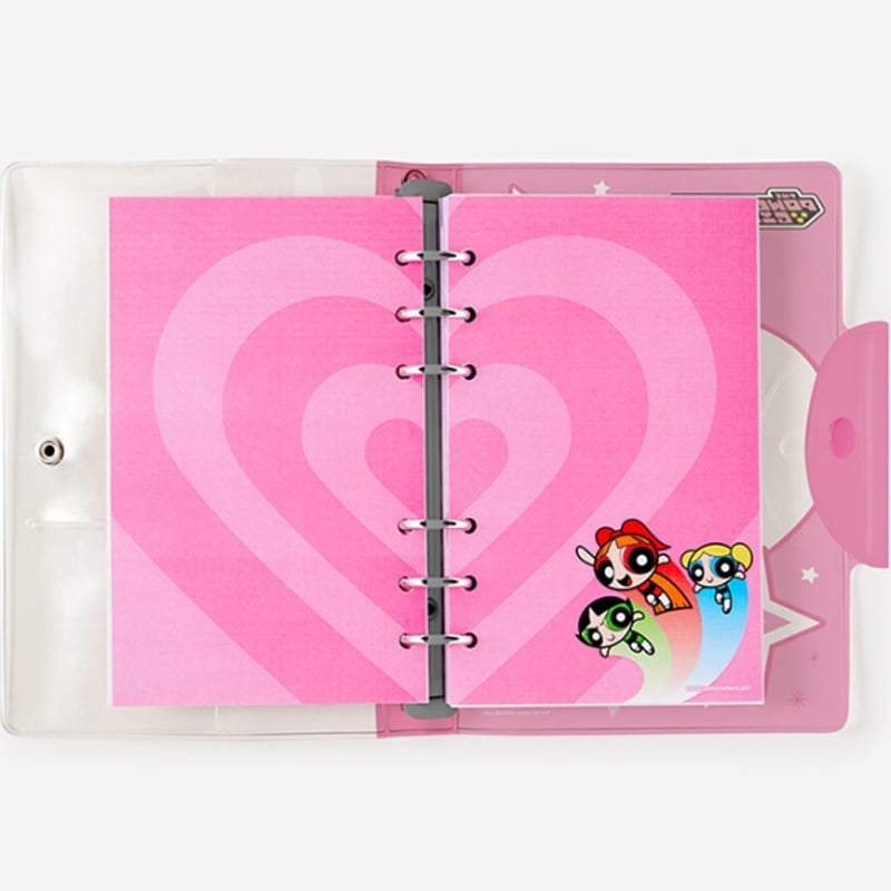 韓国・パワパフガールズ 【A6】 6穴バインダー シール帳 | SHIROIOUCHI