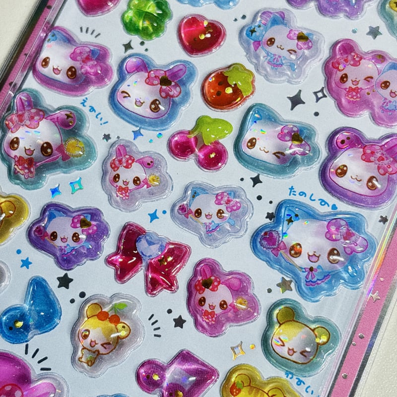 うるちゅるポップシール 平成レトロ まじかるみゅーちゃん | SHIROIOUCHI