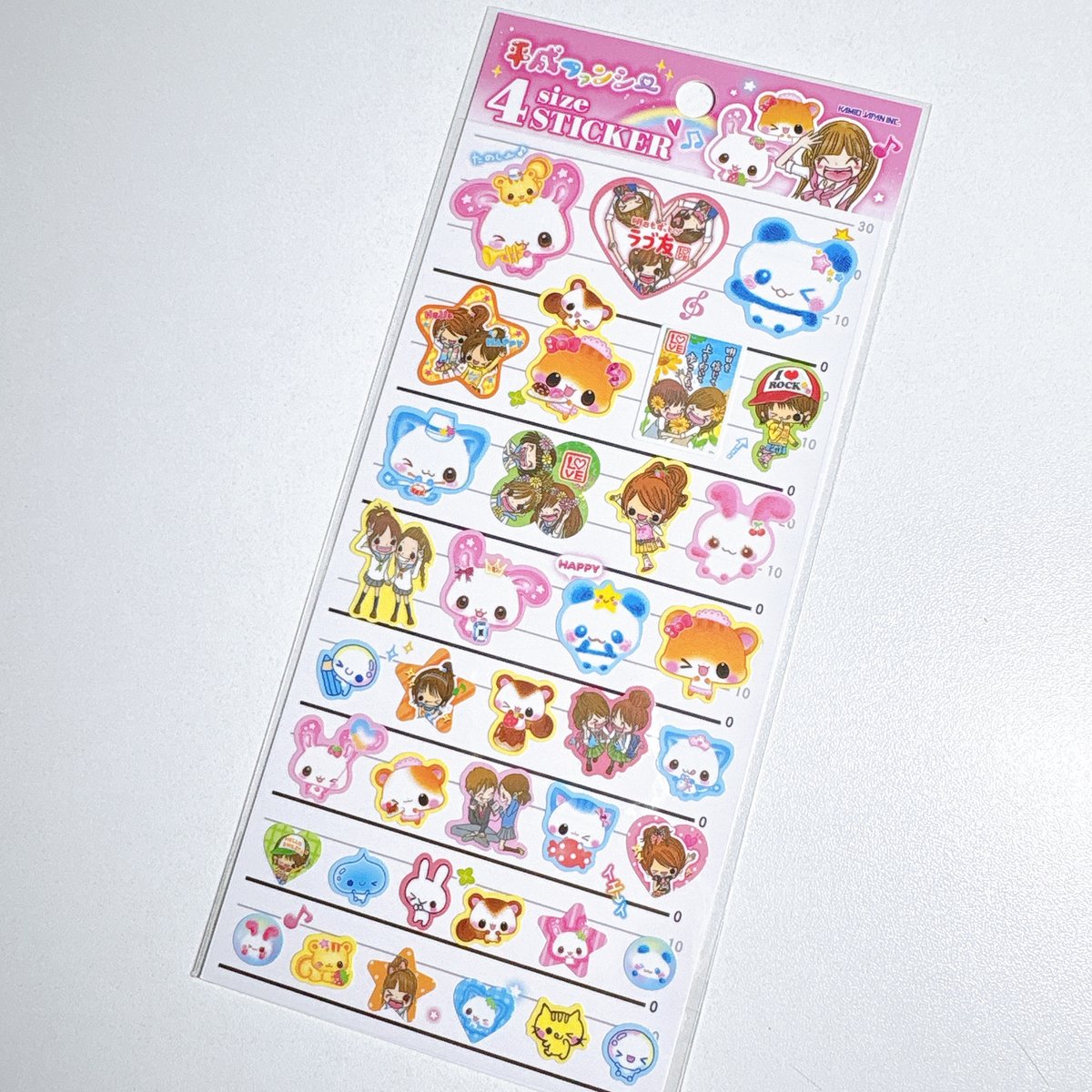 ファンシーシール 4size STICKER】平成ファンシー MIX 232224 シール ステッカー | S