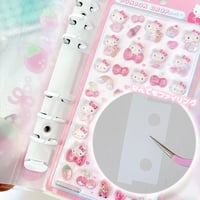 穴を開けずにファイリングシール