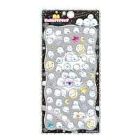 《ぽんぽんシマエナガ》 光るプチドロップステッカー