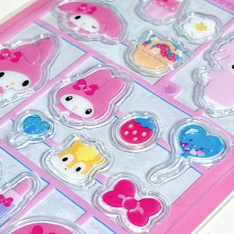 【プラスチックモデル風シール】サンリオキャラクターズ マイメロディ シール ステッカー
