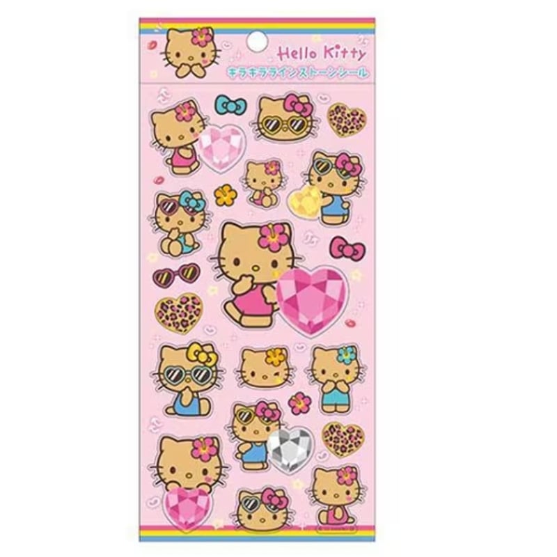 サンリオキャラクターズ キラキララインストーンシール ハローキティ