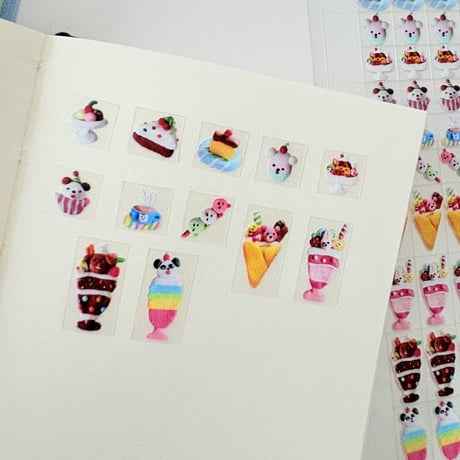 【予約11月下旬発送！】【SOSOM ROOM】DESSERT NEMOシール