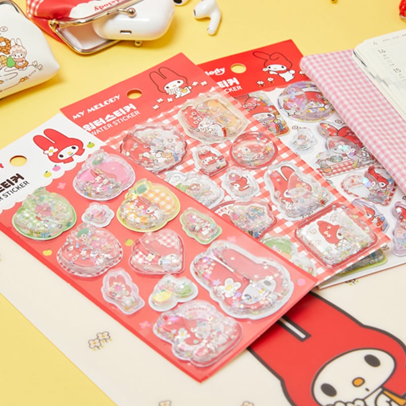 韓国限定・マイメロディ レトロウォーターステッカー | SHIROIOUCHI