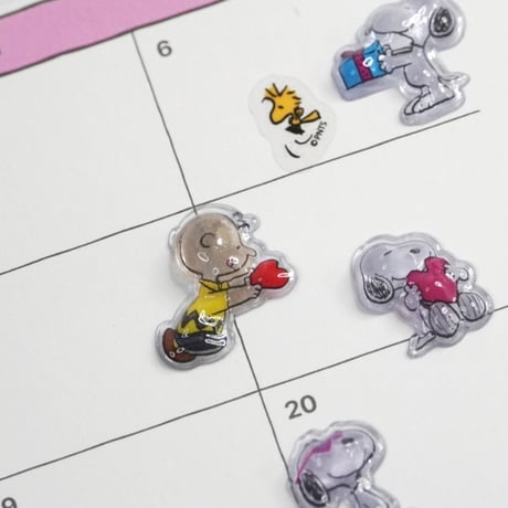 【韓国シール】3D CRYSTAL STICKER《スヌーピー》シール