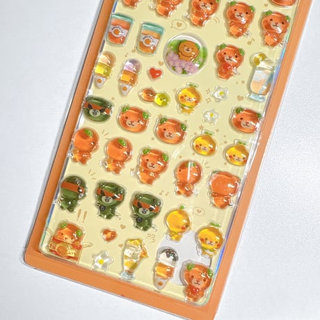 【ララ★キラシール】ご当地シリーズ 《みきゃん》 シール ステッカー GO-SE2