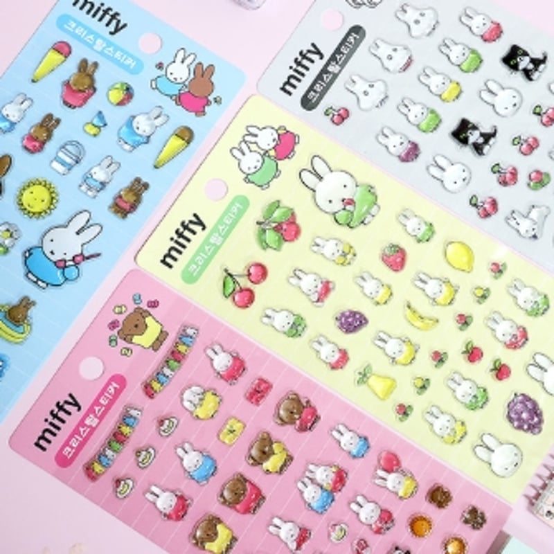 韓国シール】☆B品☆ミッフィーちゃん 3Dステッカー | SHIROIOUCHI