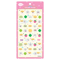 【heeheeclub】POP POP POPCORN STICKER ステッカーシール/ピンク
