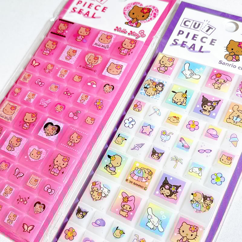 サンリオキャラクターズ》 日焼けハローキティ シールシート カット