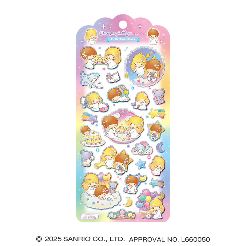 ドロップジェリーシール サンリオキャラクターズ リトルツインスターズ