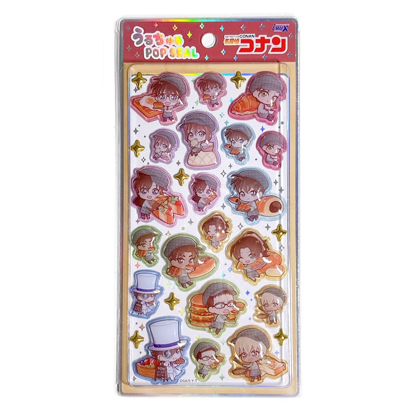 うるちゅるポップシール】 名探偵コナン ベーカリー シール ステッカー