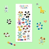 【SOSOM ROOM】生クリームの仲間たちシール