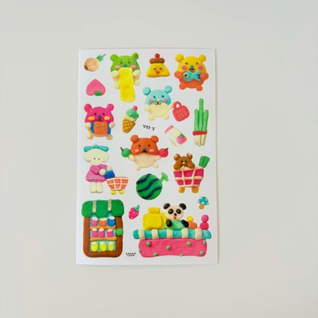 【SOSOM ROOM】Supermarket (83*130mm) シール