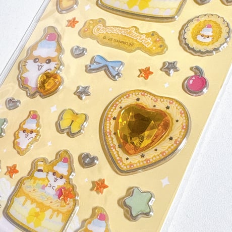 【キラキラジュエルシール】】Y2Kホイップ コロコロクリリン シールシート