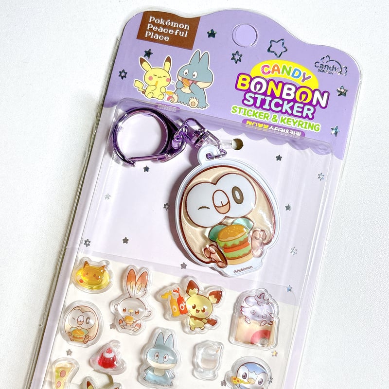 韓国シール】ポケモン ポケピース キャンディ ボンボン ステッカー
