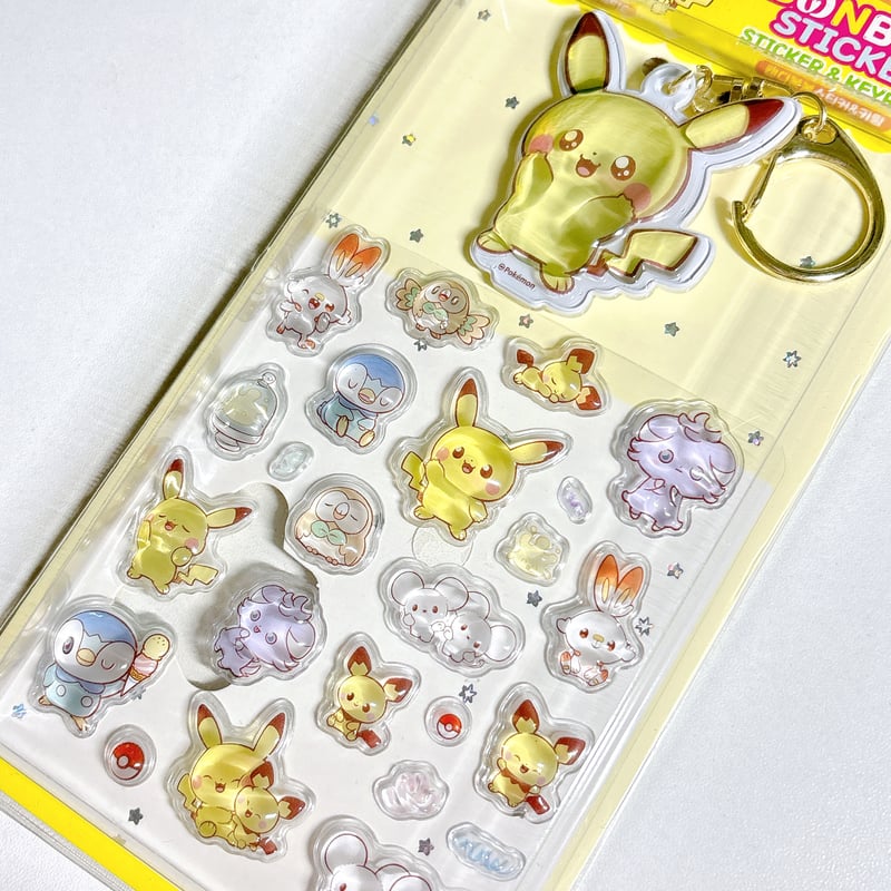韓国シール】ポケモン ポケピース キャンディ ボンボン ステッカー