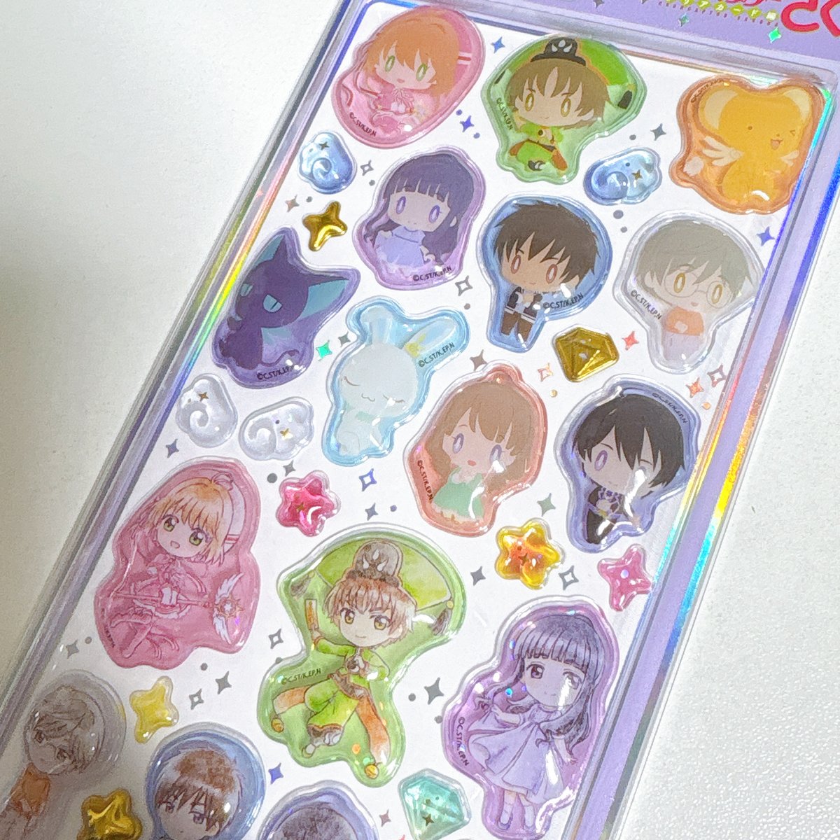 うるちゅるポップシール】 カードキャプターさくら 《ラベンダー