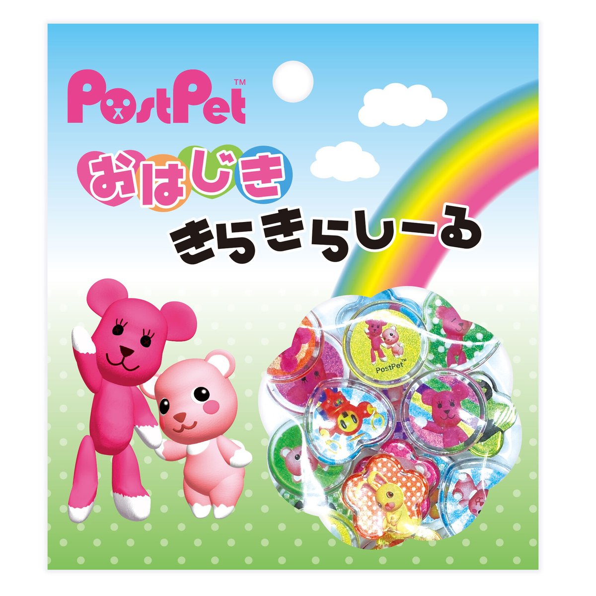 SHIROBAKO 応募シール139ポイント おはじききらきらしーる】PostPet MIX シール ステッカー | SHIROIOUCHI
