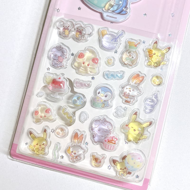 韓国限定 公式 ポケモン ポケピース CANDY ボンボン シール 132個 韓国シール】ポケモン ポケピース キャンディ ボンボン ステッカー