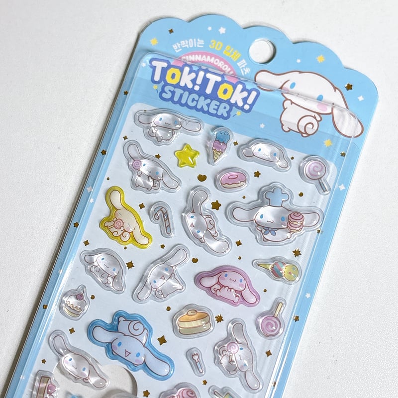 韓国シール】全5枚セット☆TOK! TOK!サンリオシール ステッカー