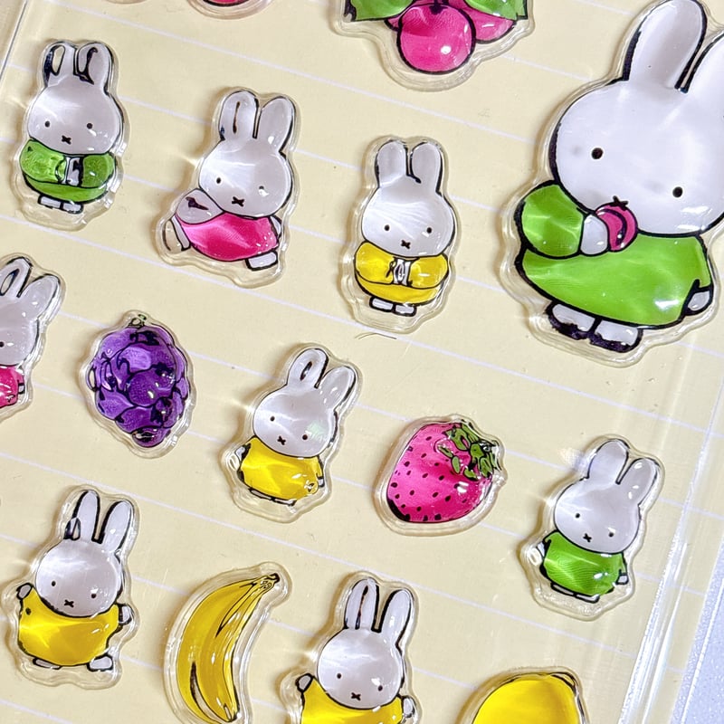 韓国シール】☆B品☆ミッフィーちゃん 3Dステッカー | SHIROIOUCHI