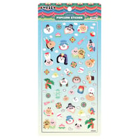 【emergency forest】POP POP POPCORN STICKER ステッカーシール/ブルー