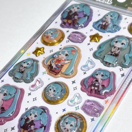 【うるちゅるポップシール】初音ミク シール ステッカー 【ボンボヤージュ】 138162