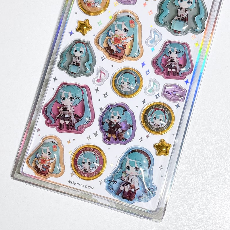 うるちゅるポップシール】初音ミク シール ステッカー 【ボン