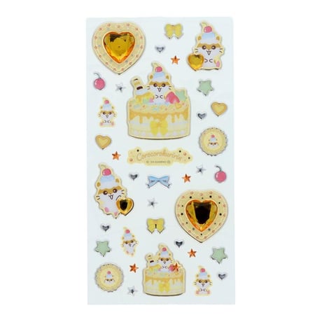 【キラキラジュエルシール】】Y2Kホイップ コロコロクリリン シールシート