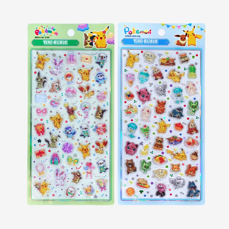 【韓国シール】TINI BUBLE STICKER《ポケットモンスター》シール