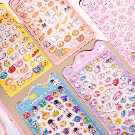 【中国シール】3D STICKER《Nekoni》シール