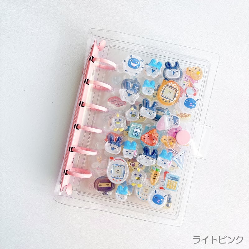 A7】6つ穴クリアバインダー シール帳 | SHIROIOUCHI