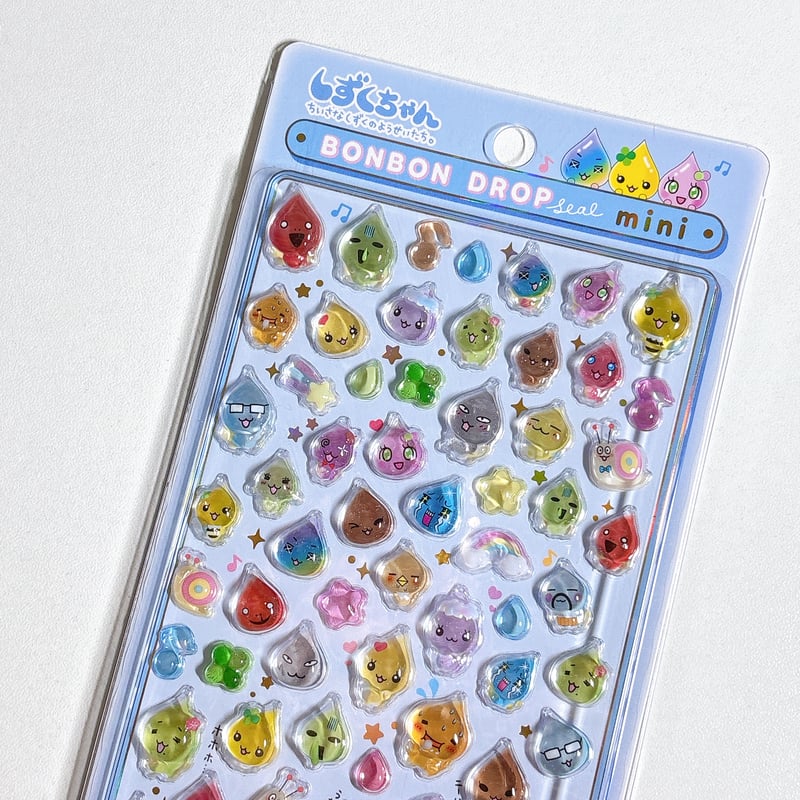 【正規品】プチドロップステッカー　ボンボンドロップシール ✩ 45点 まとめ売り 本音レビュー】ボンボンドロップシールとプチドロップシールの違いを